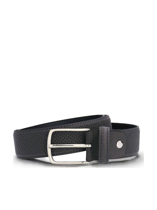 Herren Gürtel aus Künstliches Leder Grau BeltJorba Grau Micro 105/42