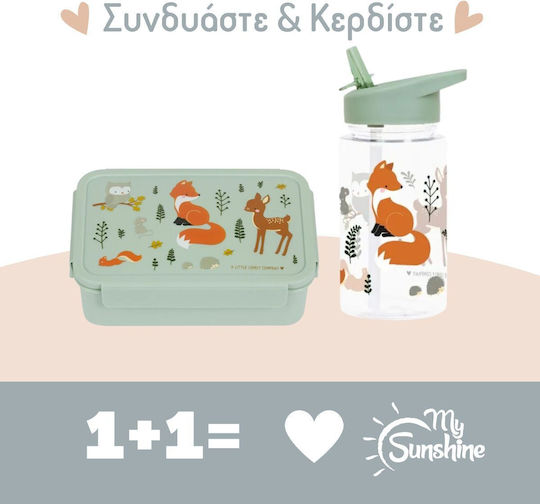 A Little Lovely Company Plastic Kids' Dinner Set 0.45lt