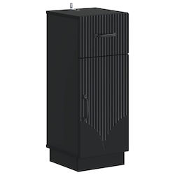 vidaXL Dulap de baie 30x31x77cm Negru