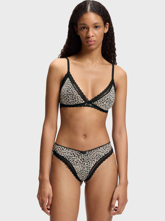 Hugo Triangle Bra Lace Trims Triangle Unique An...