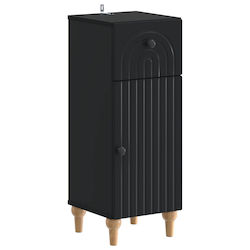 vidaXL Dulap de baie 30x31x80cm Negru