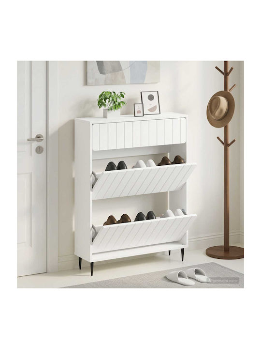 vidaXL Holz Schuhorganisator Zwolle 78x24x103cm