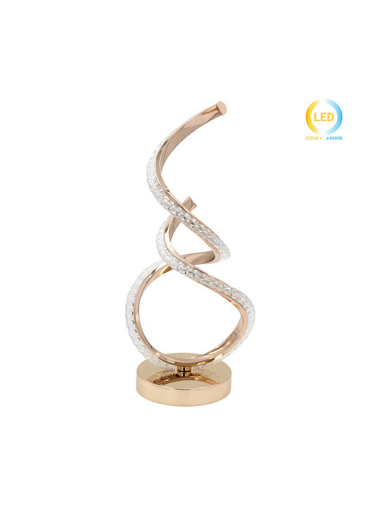 Keskor Metal Table Lamp LED with Gold Base