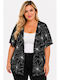 Damen Strickjacke Schwarz