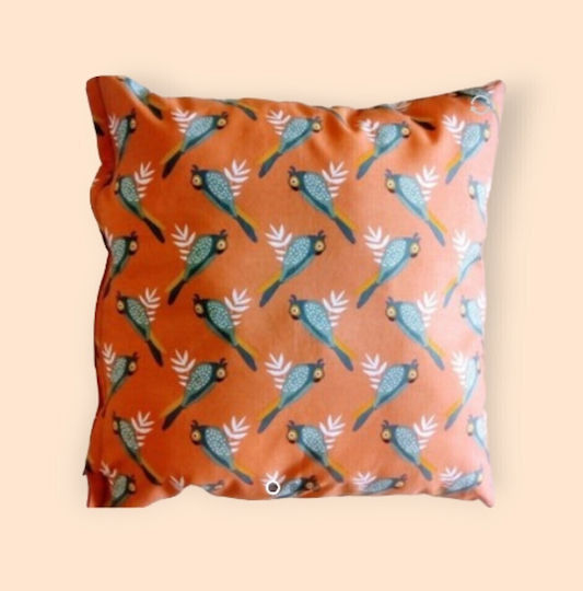 Oxygen Față De Pernă Decorativă Pentru Copii Birds Verde 35x35cm