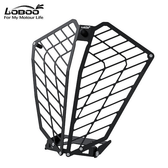 Loboo Motorcycle Headlight Protector Keeway Easy KTM 1290 Super Adventure Grey