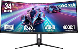Koorui G3441XC Ултраширок VA Извит Gaming Монитор 34" QHD 3440x1440 240Hz