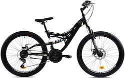 Capriolo 24" Παιδικό Mountain Bike Μαύρο