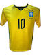 Men's Football Appearance Neymar Brazil National Team Yellow 190726-12