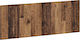 vidaXL Wooden Brown Bed Headboard 140x50cm