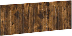 vidaXL Табла за легло Дървена Кафява 140x50cm