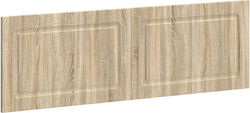 vidaXL Κεφαλάρι Κρεβατιού Ξύλινο Μπεζ 160x50cm