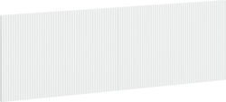 vidaXL Табла за легло Дървена Бяла 160x50cm