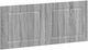 vidaXL Wooden Grey Bed Headboard 120x50cm