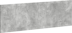vidaXL Табла за легло Дървена Сива 160x50cm