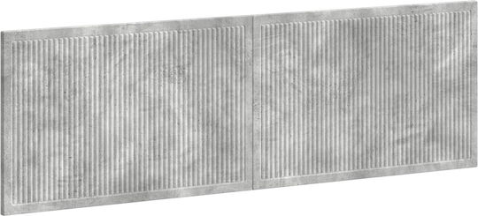 vidaXL Wooden Grey Bed Headboard 160x50cm