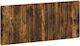 vidaXL Wooden Brown Bed Headboard 120x50cm