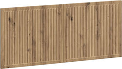 vidaXL Bed Headboard Artisan Oak Wooden Brown 1...