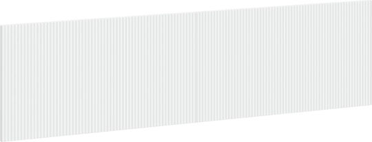 vidaXL Hölzernes Kopfstützen für Betten Weiß 200x50cm