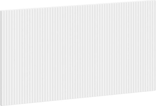 vidaXL Hölzernes Kopfstütze für Betten Weiß 100x50cm
