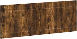 vidaXL Табла за легло Дървено Кафяво 140x50cm