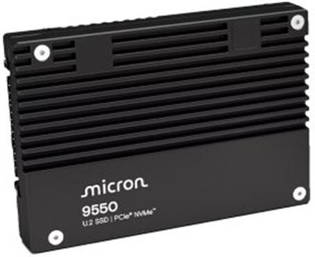 Micron 9550 Max SSD 6.4TB de tip U.2 cu conexiune PCI Express 4.0 MTFDLAL6T4THB-1BK1DABYYT