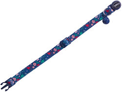 Nobby Cat Collar Bell Blue Flowers