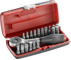 Facom Ratchet with Sockets 1\4" 23 Pieces Facom Ratchet with Sockets 1\4" 23 Pieces