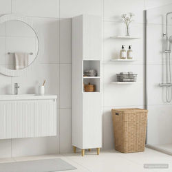 vidaXL Bathroom Floor Column Cabinet 30x31x190 ...