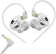 Kz Edz Dynamic Driver Ακουστικά In-ear Λευκά