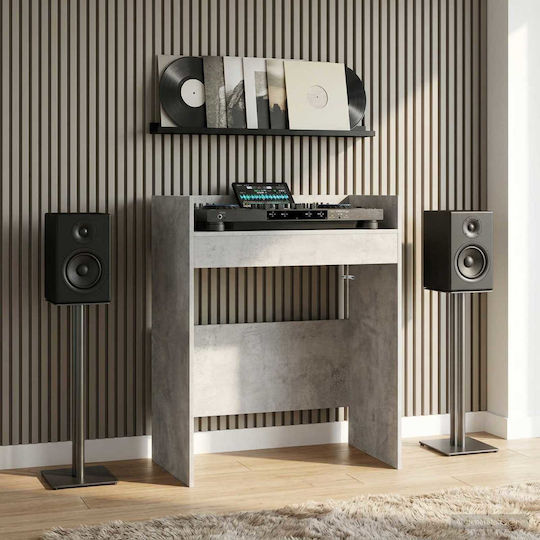 Vidaxl Πίνακας Dj Γκρι Σκυροδέματος 82 X 45 X 102 Εκ