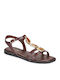 Women's Flat Sandals Brown