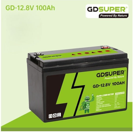 Gdsuper UPS-Batterie Lithium 12.8V 100Ah Gd-06966