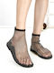 Women's Flat Sandals Black