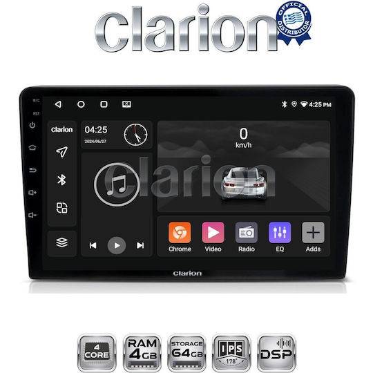 Clarion Car Audio System for Peugeot Partner Citroen Berlingo 2008>2018 Bluetooth USB WiFi GPS Apple CarPlay Android Auto