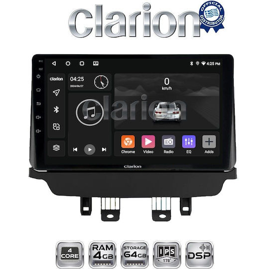 Clarion Auto-Audiosystem für Mazda CX-3 2014 2021 (Bluetooth/USB/Eingebautes Wi-Fi / 3G/GPS/Apple CarPlay/Android Auto)