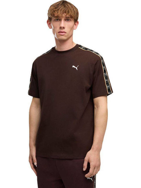 PUMA Ess Elevated T-shirt Chocolate