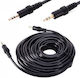 Audio Cable 3.5mm male - 3.5mm male Black 5m