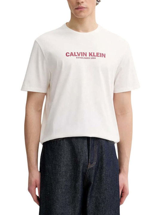 Calvin Klein T-shirt Λευκό
