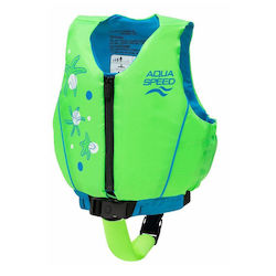 Aqua Speed Swim Star 03 Kids Swimming Waistcoat Vest Electric Green