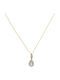 Savvas Design Колиета от Злато 9 Карата с Зиркон AKOL01256