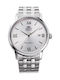 Orient Men's Battery Watch with Silver Metal Bracelet