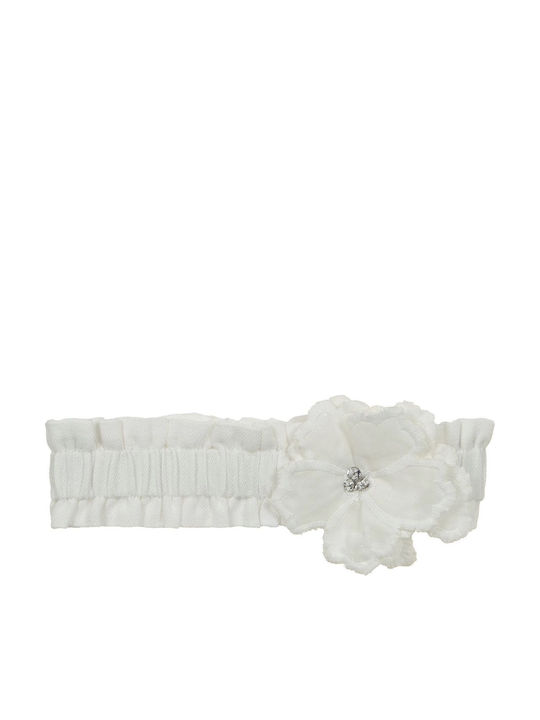 Lapin Kids Hair Band In White Color