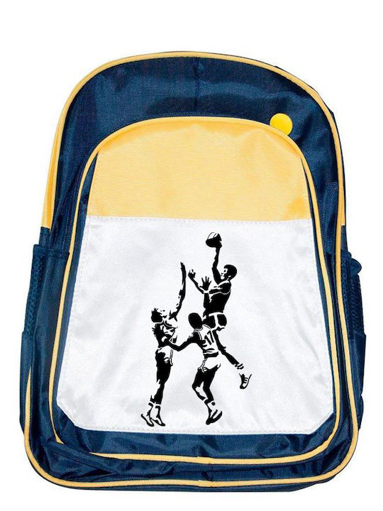 Kindergarten Schulranzen Basketball Dunkelblaue...