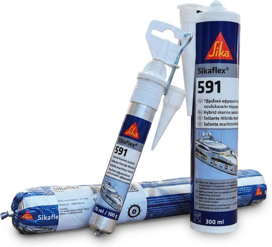 Sika Уплътнителен Силикон За Дърво Бял 70ml