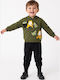 Kids Tracksuits With Khaki Top