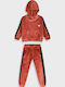 Kinder Sweatpants Set Κεραμιδι