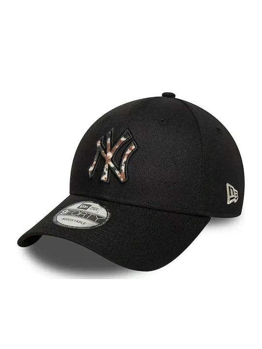 New Era New York Yankees Tierisches Muster 9forty Verstellbare Kappen Unisex Baumwolle Schwarz 60844109