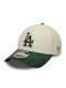 New Era La Dodgers Mlb Cord 9forty M-crown Регулируема Шапка Унисекс Памук Кремаво Зеленo 60915968