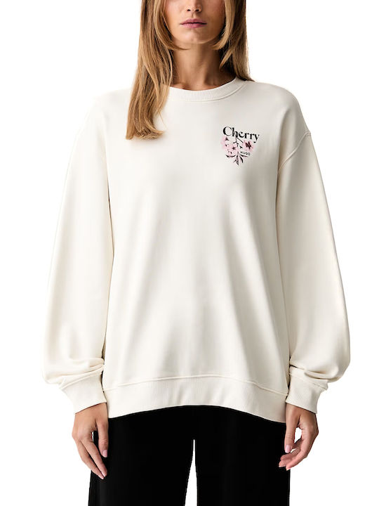 Hugo Sweatshirts & Hoodies für Damen Ekru- Rosa